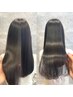 【人気No.2☆坂元】艶カット+縮毛矯正ストレート+髪質改善TR♪￥22000→