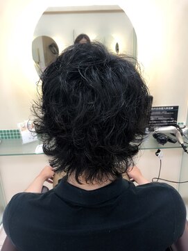 松本平太郎美容室 土浦パートワン(PART1) マッシュウルフパーマ×20代