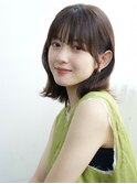 くびれ外ハネヘア*ミディアムヘア*顔周りカット*20代30代40代