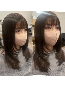 フリーダム(FREE-DOM) 大人可愛い艶感ミディアムレイヤー