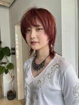 クリアオブヘアー リット(CLEAR of hair LiT)&nbsp;赤髪ウルフ♪