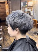 刈り上げショート×エンドカラー/関内・桜木町