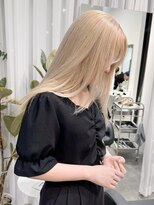 ジーナ オモテサンドウ(XENA)&nbsp;ケアブリーチ×ハイトーン×ミルクティー（表参道）