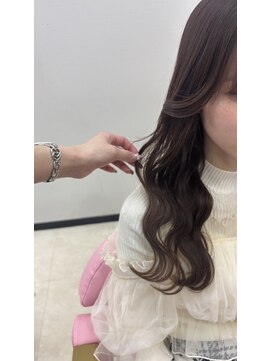 ミルクティー(Milk TEA) ウェーブ巻き♪