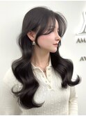 韓国ヘア/韓国スタイル/縮毛矯正/髪質改善/レイヤーカット