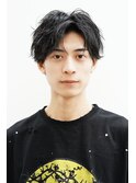 メンズカット波巻きパーマツイスパシャドウフェザー