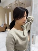 ホワイトグレージュミニウルフチェリーブラウン《用賀》