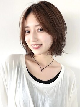 ブロウ ネックス ザ サロン 表参道(VLOW nex the salon) 【hit style＃18】愛されボブ vlow 表参道 韓国 髪質改善 前髪