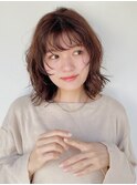 パーマ ニュアンスパーマ レイヤー 顔まわりカット 前髪