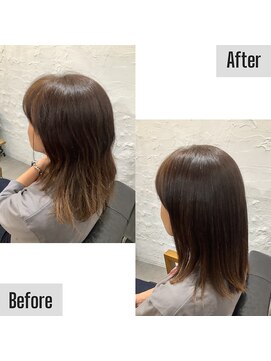 チャンドット(chan.) ≪chan.≫ お客様スタイル 縮毛矯正