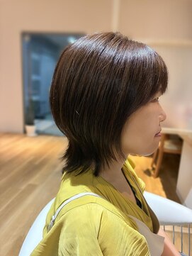 トップヘアー ネオ(TOP HAIR Neo) ウルフボブ+ヴィラロドラカラー