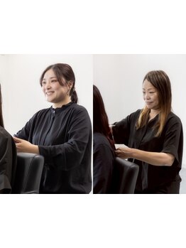 【自分史上最高の髪質改善】女性スタッフが2人でお出迎え♪幅広い年代の方に最適な施術をご提供◎