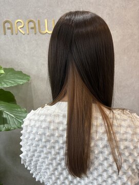 アロウ(ARAW) 透明感カラー×メリハリインナーカラー