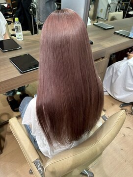 アウラ(AURA) 盛岡駅ブリーチカラーハイトーンカラー顔周りレイヤーカット◆