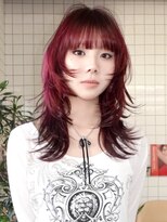 スタニング 渋谷(STUNNING.)&nbsp;#ボルドーカラー#ワインレッド#赤髪#レッドカラー