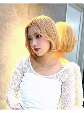 ロンドアヴァントゥス 池袋(Lond aventus) 韓国レイヤー/韓国風/ボブ/髪質改善/黒髪/ブリーチなし〔池袋〕