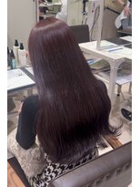フォルテ 横浜店(FORTE)&nbsp;ブリーチなしカラー/髪質改善/ボルドーカラー/ワインレッド