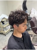 スパイキーショート ピンパーマ