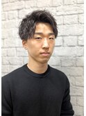 ツーブロ刈り上げアップバングショート！