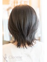 クレオメ 田町店(Cleome)&nbsp;デジタルパーマ前髪サイドバングロング薄めバングフェミニン美髪