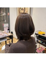 アルマヘアー(Alma hair by murasaki) ◎レイヤーボブのアッシュブラウンカラー◎