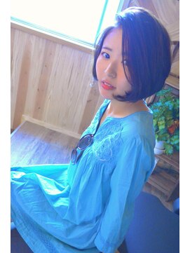 ベルシャンブル(belle chambre) #belle chambre#ロングバングのかきあげボブ☆