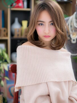 カバーヘア イヴ 戸頭店(COVER HAIR EVE) *+EVE戸頭+*…くせ毛風グラマラスセミディで女度UP!a