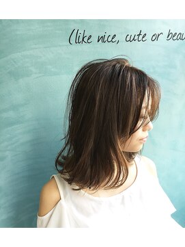 クラン(clan) くせ毛風フレンチボブ重めスタイル＃ブルージュヴェールウェーブ