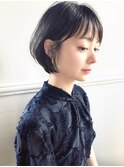 【December】大人かわいい暗髪ショートボブ♪
