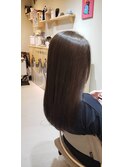 【大人女性】艶髪ストレート艶トリートメントサラサラストレート