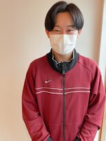 ツイギー 宮西店(TWiGGY)&nbsp;ダークカラー×センターパート