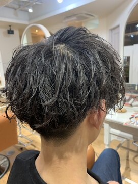 ノア 北山(NOA) ツーブロックマッシュの波巻き束感ショートMEN’S HAIR20