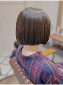 ボブ/グレージュ/大人女性/レイヤー/ショート[千歳船橋]