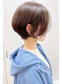 リアルゲスト・シークレットカラー・丸みショート・髪質改善
