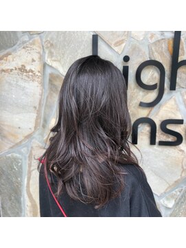ナチュラルハイセンス 本店(natural high sense) コテ黒髪ナチュラル 似合わせカット/町屋駅