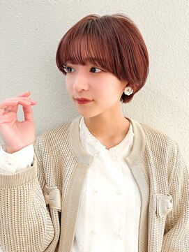 メモリーズ 銀座(Memories) ハイトーンショート/ピンクカラー/マッシュショート