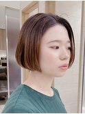 ☆大人可愛いナチュラルボブ☆シースルーバング