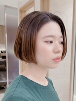 ピークアブー 表参道(PEEK-A-BOO)&nbsp;☆大人可愛いナチュラルボブ☆シースルーバング