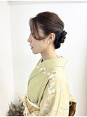 《sheer/氏家》#結婚式#ヘアセット#タイト#着付け