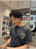 メンズパーマ 波巻きパーマ ツイストスパイラル