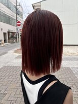 ヘアースペースブルーム ヒーロー 園田店(HAIR SPACE BLOOM hero) 切りっぱなしボブ