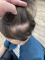 アメリ(Ameri)&nbsp;-Ameri-藤川☆白髪ぼかし×グレー【浜町/ショート/白髪ぼかし】