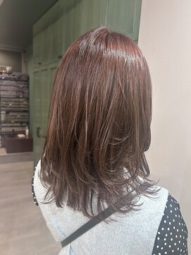 ヘアサロン ナノ(hair salon nano) レイヤーカット/ボルドーカラー/白髪ぼかし/フェザーカット