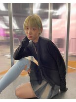 キジ(KIJI)&nbsp;★ミルクティーベージュ×ライムグリーン★