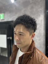 ヘアースタジオ ミツル(hair studio 326)&nbsp;アップバングメンズショート