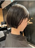 20代30代40代小顔ハンサムショートアッシュブルーブラック