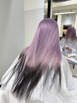 ジルバイジゼル(JILL by GiseL) K_ミルクティーベージュダブルカラーインナーカラーケアブリーチ