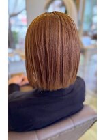 ヘアアトリエ ナイン(hair atelier nine)&nbsp;イメチェン/ホワイトブロンド/外ハネボブ/美髪/福島市