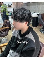 オムファミーユラグ(homme, famille raugh)  シャドウパーマ