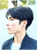 【Hale】ブルーブラックNo3019韓国マッシュスパイキーショート
